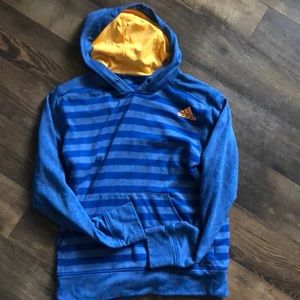 Blue adidas hoodie